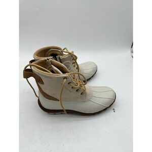 Wolverine Torrent Duck Boots White Waterproof Leather W880227 Women's Sz 11M